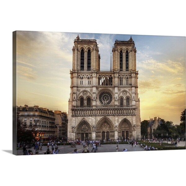 Shop "Notre Dame Cathedral, Paris, France" Canvas Wall Art - On Sale